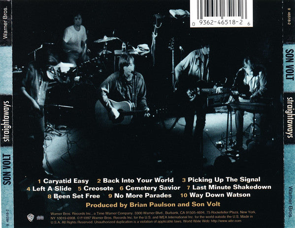 Son Volt : Straightaways (CD, Album, RE, RP)