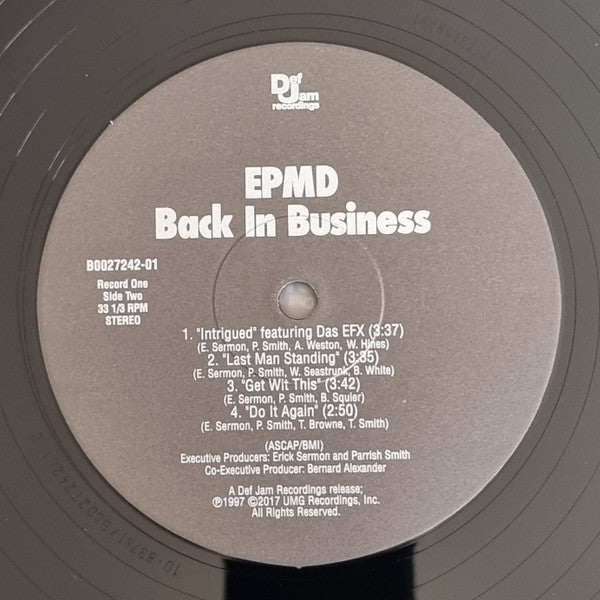 EPMD : Back In Business (2xLP, Album, RE)