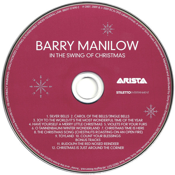 Barry Manilow : In The Swing Of Christmas (CD, Album)