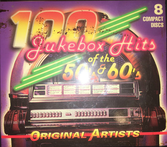 Various : 100 Jukebox Hits of the 50's & 60's (8xCD, Comp + Box)