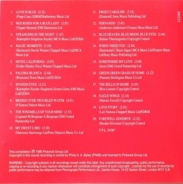 Billy Vaughn And His Orchestra : Magic Moments (CD, Comp)