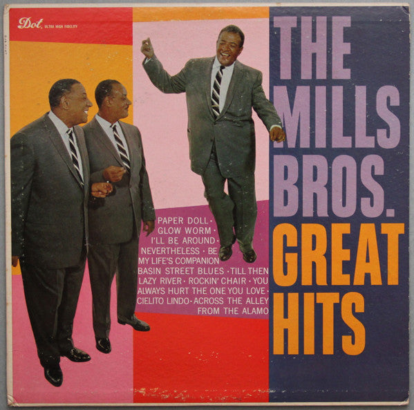 The Mills Brothers : The Mills Bros. Great Hits (LP, Album, Mono, Ind)