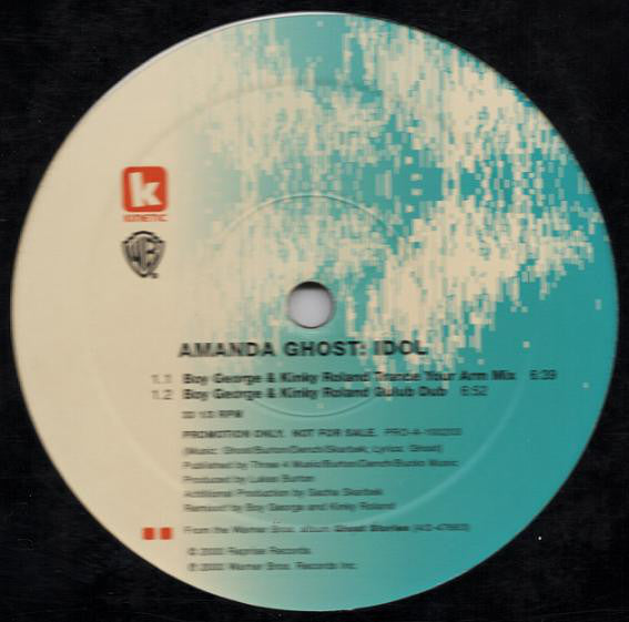 Amanda Ghost : Idol (12", Promo)