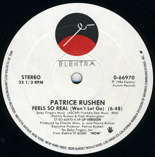 Patrice Rushen : Feels So Real (Won't Let Go) (12")