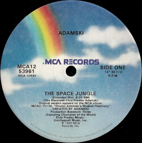 Adamski : The Space Jungle (12")