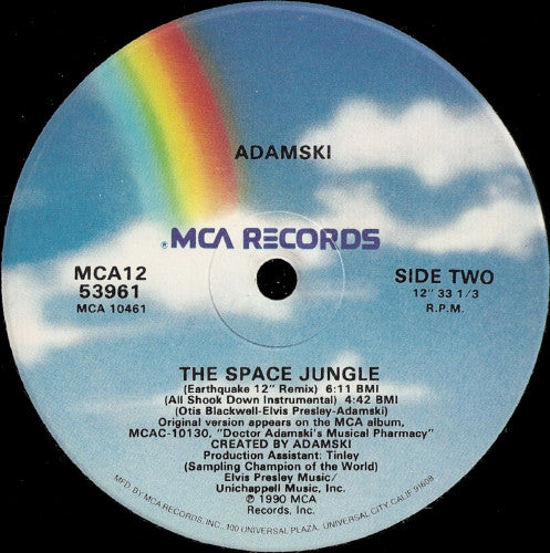 Adamski : The Space Jungle (12")