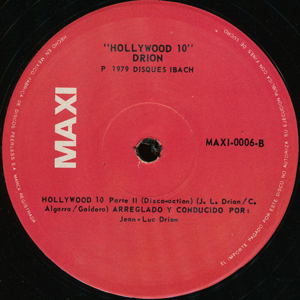 Jean-Luc Drion : Hollywood 10 (12")