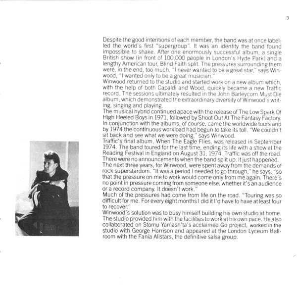 Steve Winwood : Chronicles (CD, Comp, Club)