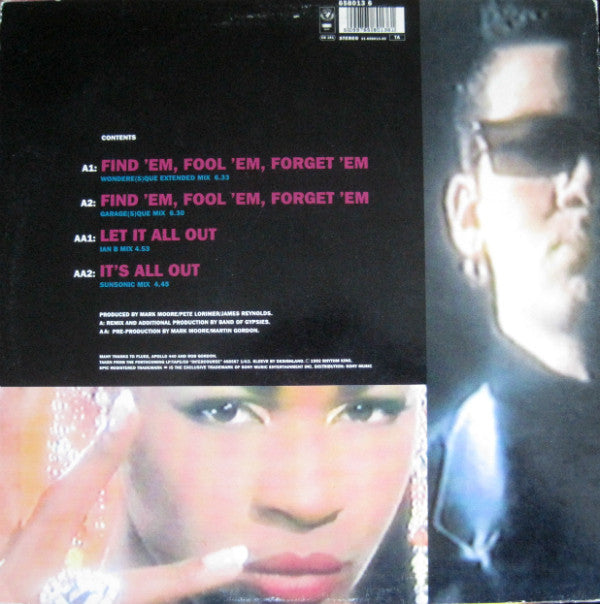 S'Express : Find 'Em, Fool 'Em, Forget 'Em E.P. (12", EP)