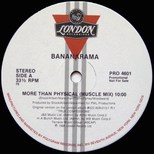 Bananarama : More Than Physical (12", Promo)