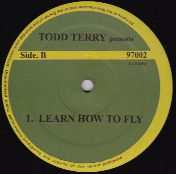 Todd Terry : To Donna / Learn How To Fly (12")