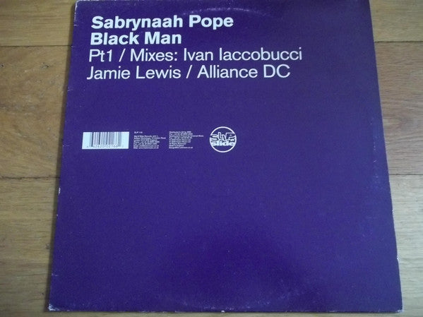 Sabrynaah Pope : Black Man Pt 1 (12")