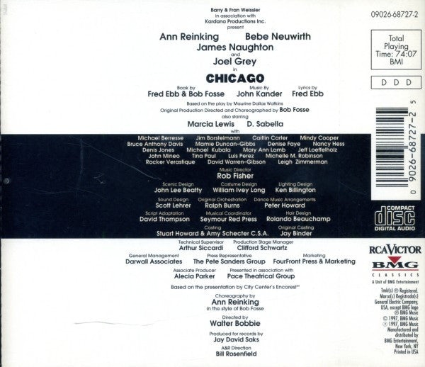 Various : Chicago, The Musical (CD, Album)