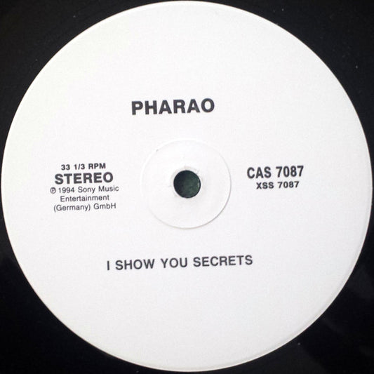 Pharao : I Show You Secrets (12", Promo)