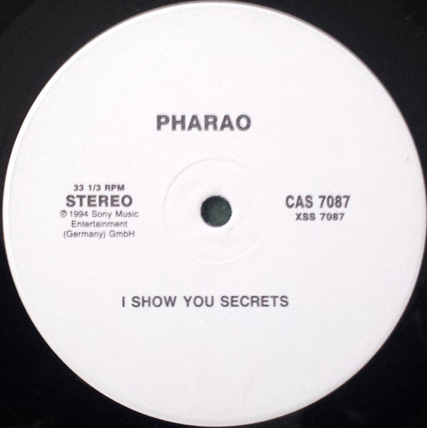 Pharao : I Show You Secrets (12", Promo)