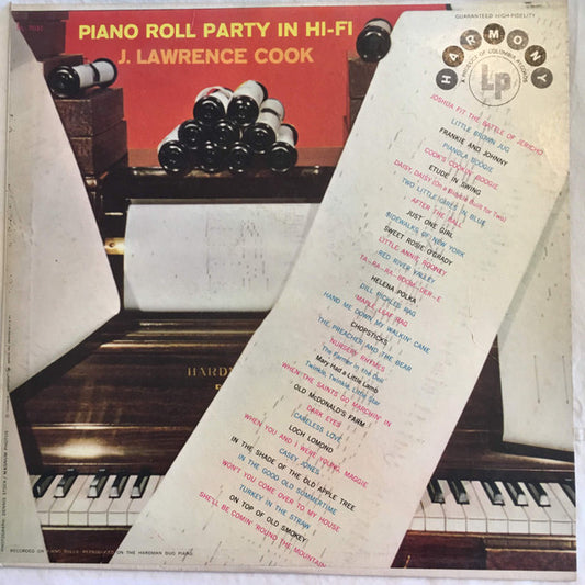 J. Lawrence Cook : Piano Roll Party In Hi-Fi (LP)