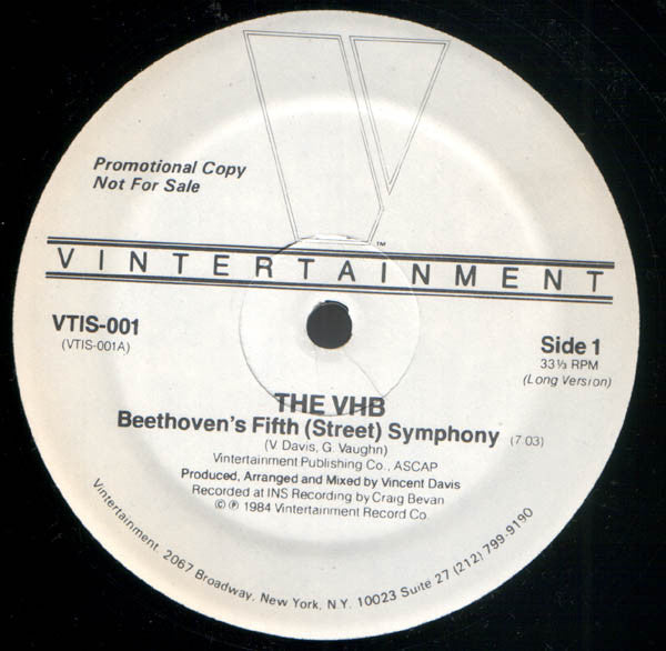 The VHB : Beethoven's Fifth (Street) Symphony (12", Promo)
