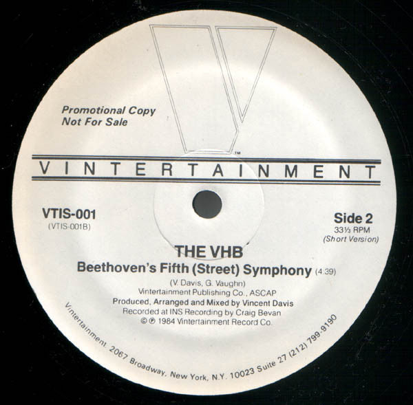 The VHB : Beethoven's Fifth (Street) Symphony (12", Promo)