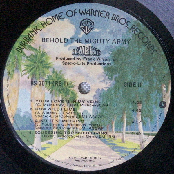 New Birth Featuring Leslie Wilson : Behold The Mighty Army (LP, Album, Los)