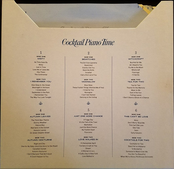 Various : Cocktail Piano Time, Music In An Intimate Mood (6xLP, Album, Comp + Box)