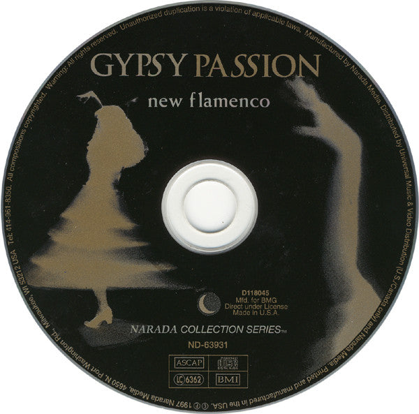 Various : Gypsy Passion - New Flamenco (CD, Comp, Club)