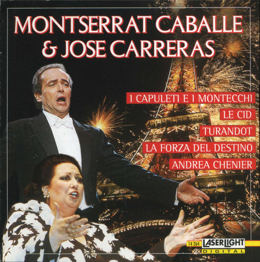 Montserrat Caballé & José Carreras : Live In Paris (CD, Album)