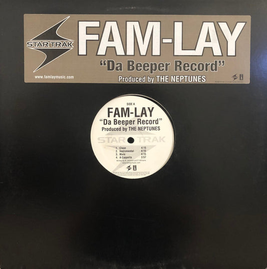 Fam-Lay : Da Beeper Record (12", Promo)