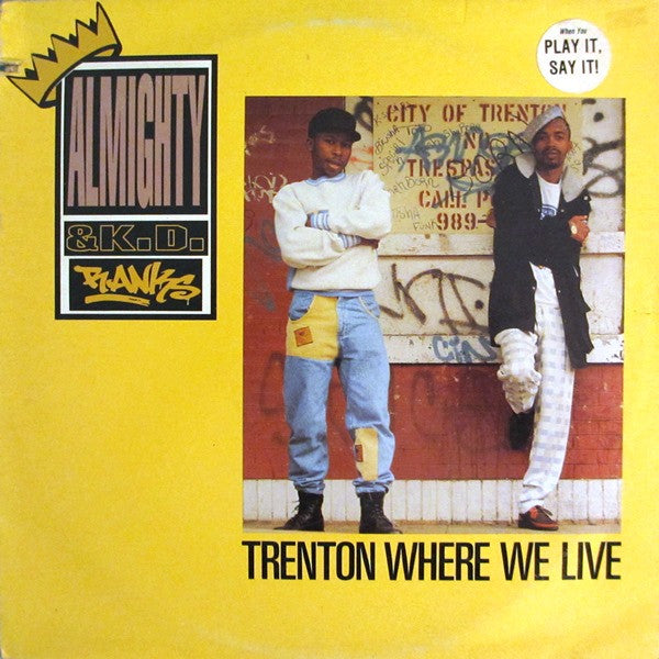 Almighty Asiatic Star & K.D. Ranks : Trenton Where We Live (12", Promo)