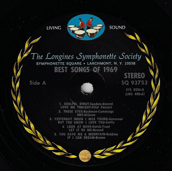 The Longines Symphonette : Best Songs Of 1969 (LP, Album)