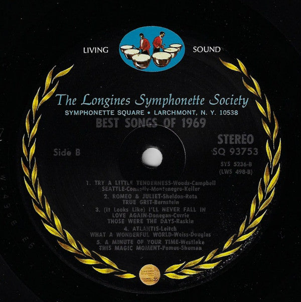 The Longines Symphonette : Best Songs Of 1969 (LP, Album)