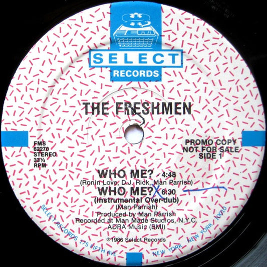 The Freshmen : Who Me? (12", Promo)