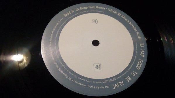 DJ Rap : Good To Be Alive (Remixes) (12")