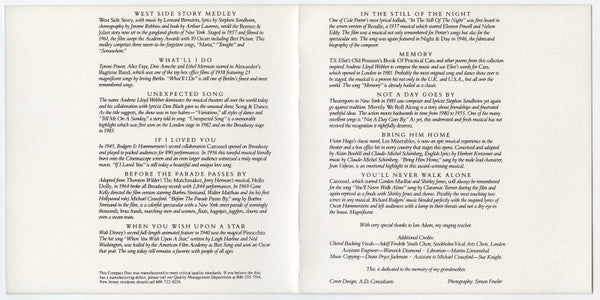 Michael Crawford With The London Symphony Orchestra : Songs From The Stage And Screen (CD, Album)