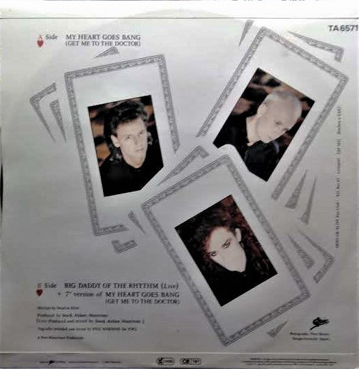Dead Or Alive : My Heart Goes Bang (Get Me To The Doctor) (12", Single)