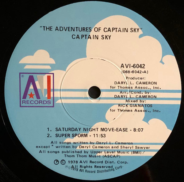 Captain Sky : The Adventures Of Captain Sky (LP, Album, NAM)