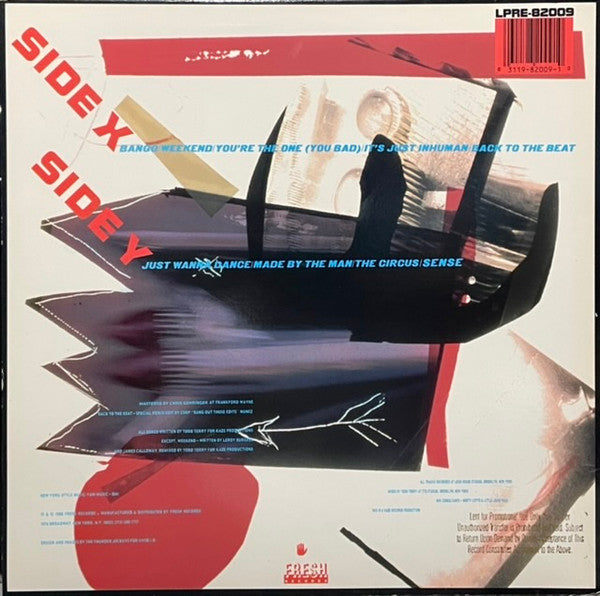 The Todd Terry Project : To The Batmobile Let's Go (LP, Album, Promo)