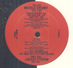 Michelle Sweeney : This Time (12")