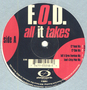 F.O.D. : All It Takes (12")