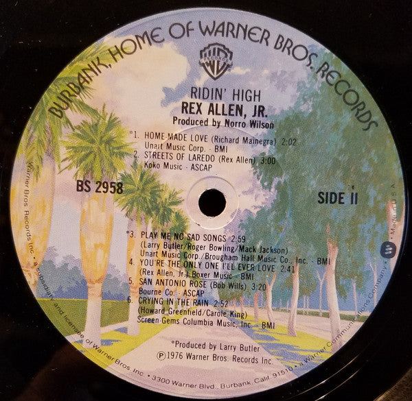 Rex Allen Jr. : Ridin' High (LP, Album)
