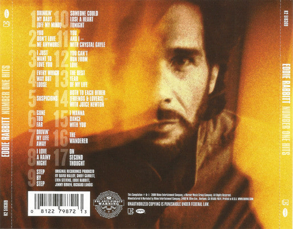 Eddie Rabbitt : Number One Hits (CD, Comp, RM, RP)