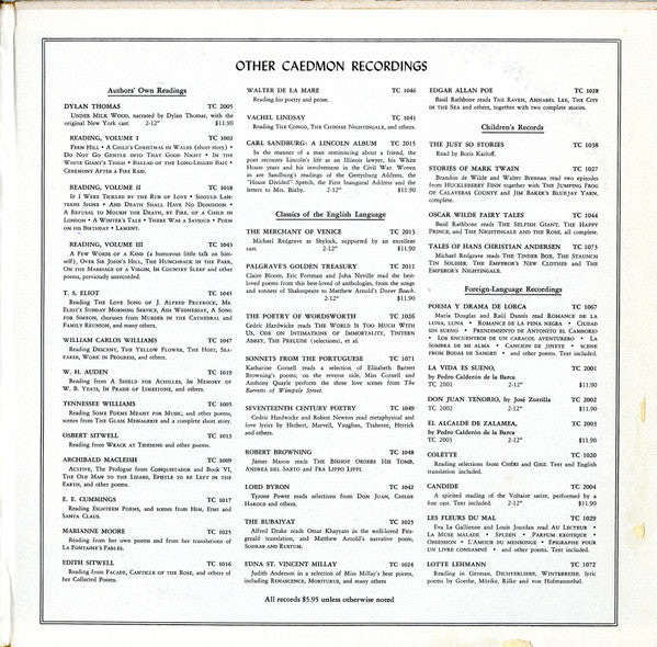 Sophocles - Tyrone Guthrie, Douglas Campbell, The Stratford, Ontario, Shakespearian Festival Players - William Butler Yeats, Leonid Kipnis : Oedipus Rex (2xLP, Mono, Gat)
