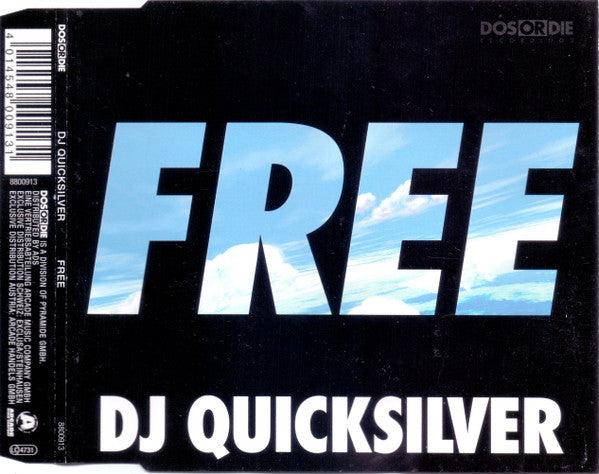 DJ Quicksilver : Free (CD, Maxi)