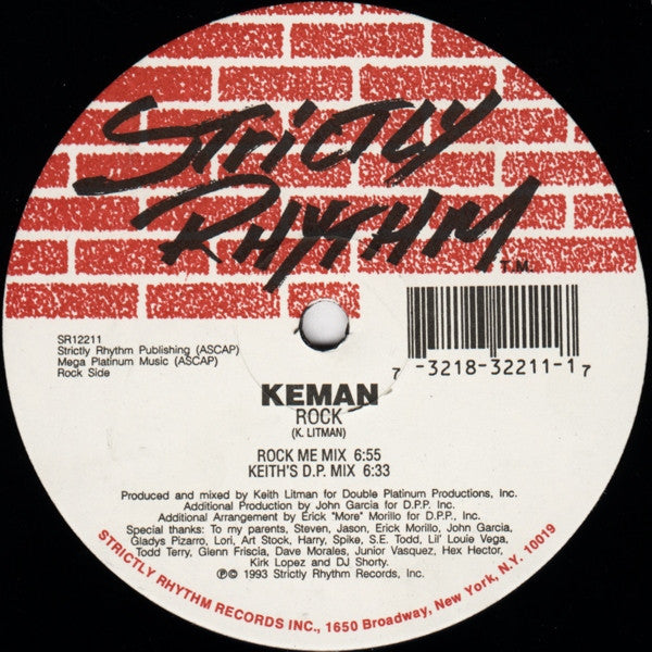 Keman : Rock / Move (12")