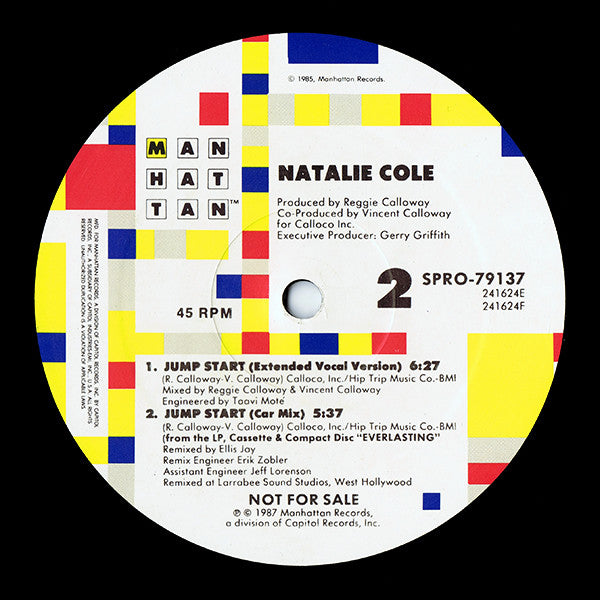 Natalie Cole : Jump Start (12", Single, Promo)