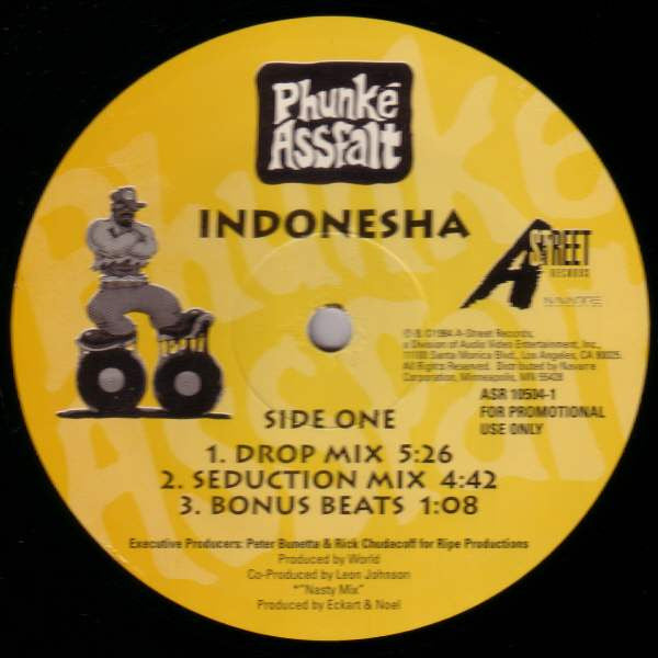 Phunké Assfalt : Indonesha (12", Promo)