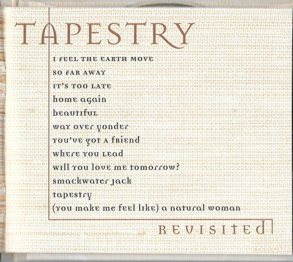 Various : Tapestry Revisited: A Tribute To Carole King (CD, Album, Dig)