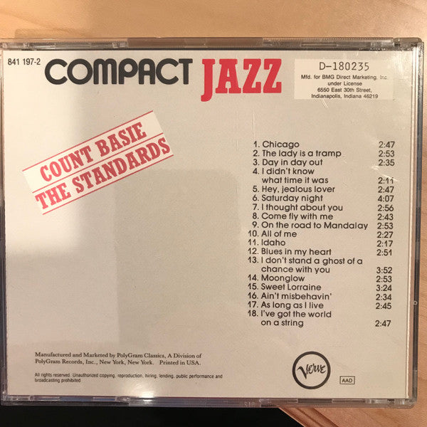 Count Basie : The Standards (CD, Comp, Club)