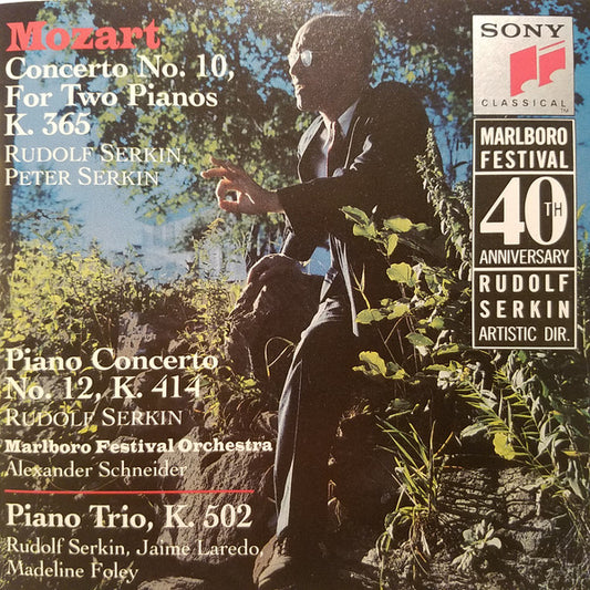 Wolfgang Amadeus Mozart : Concerto No. 10, For Two Pianos K.365 - Piano Concerto No. 12, K.414 - Piano Trio, K.502 (CD, Comp)