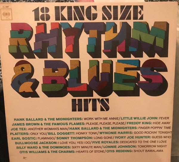 Various : 18 King Size Rhythm And Blues Hits (LP, Comp)