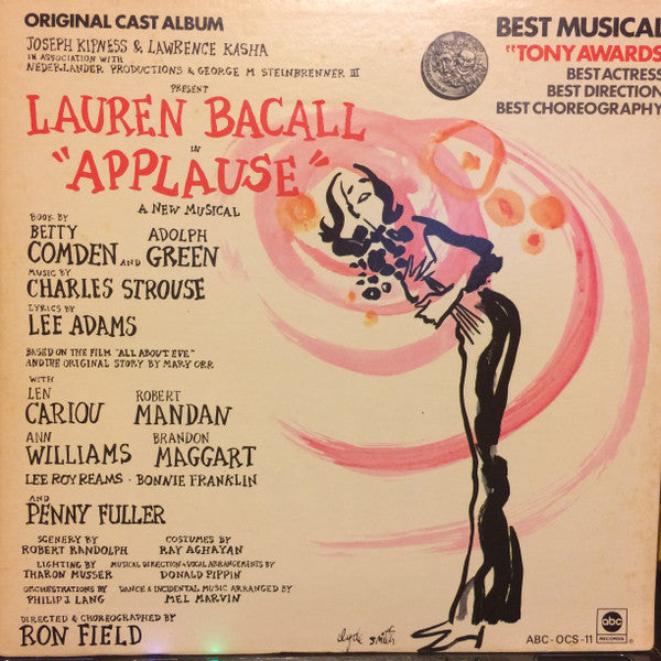 Lauren Bacall : Applause (Original Broadway Cast) (LP, Album, Gat)